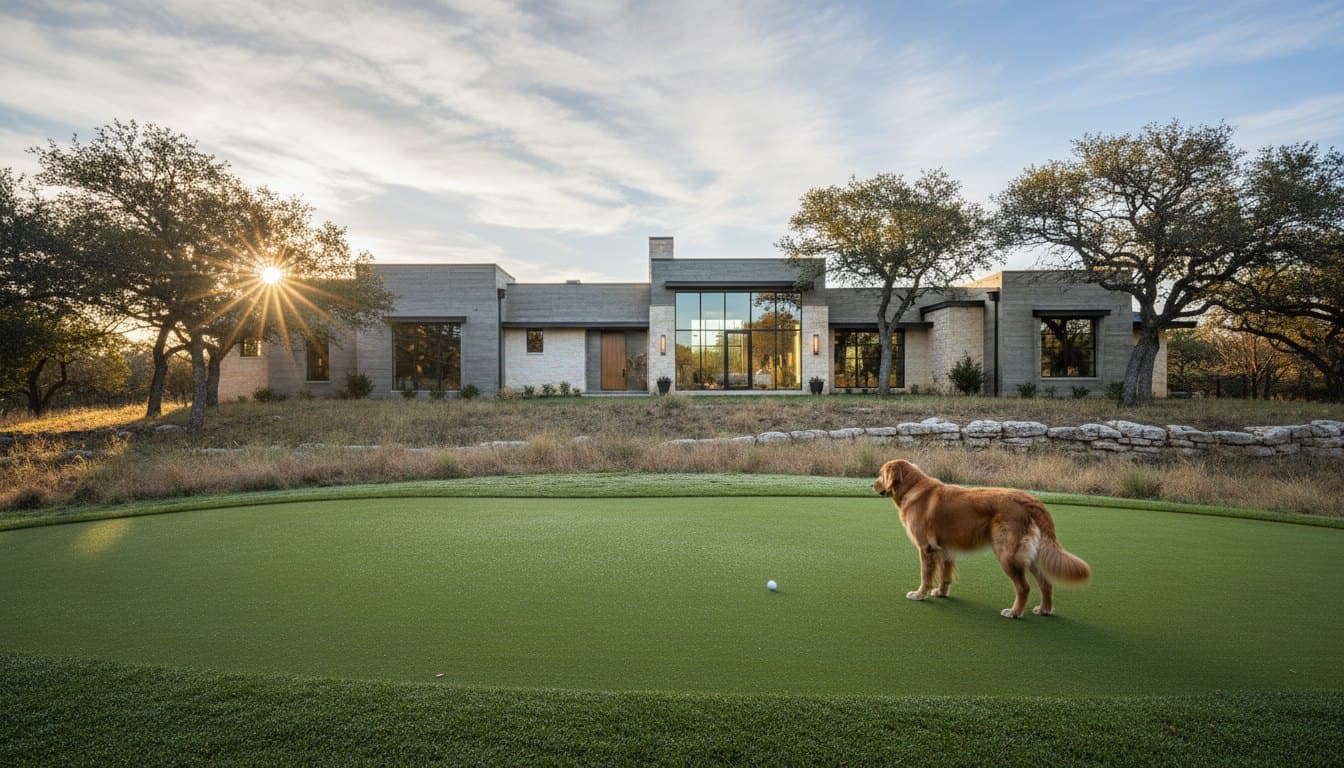 Morning putt
